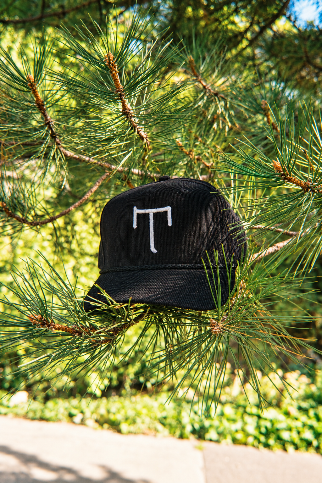 Black Corduroy Hat